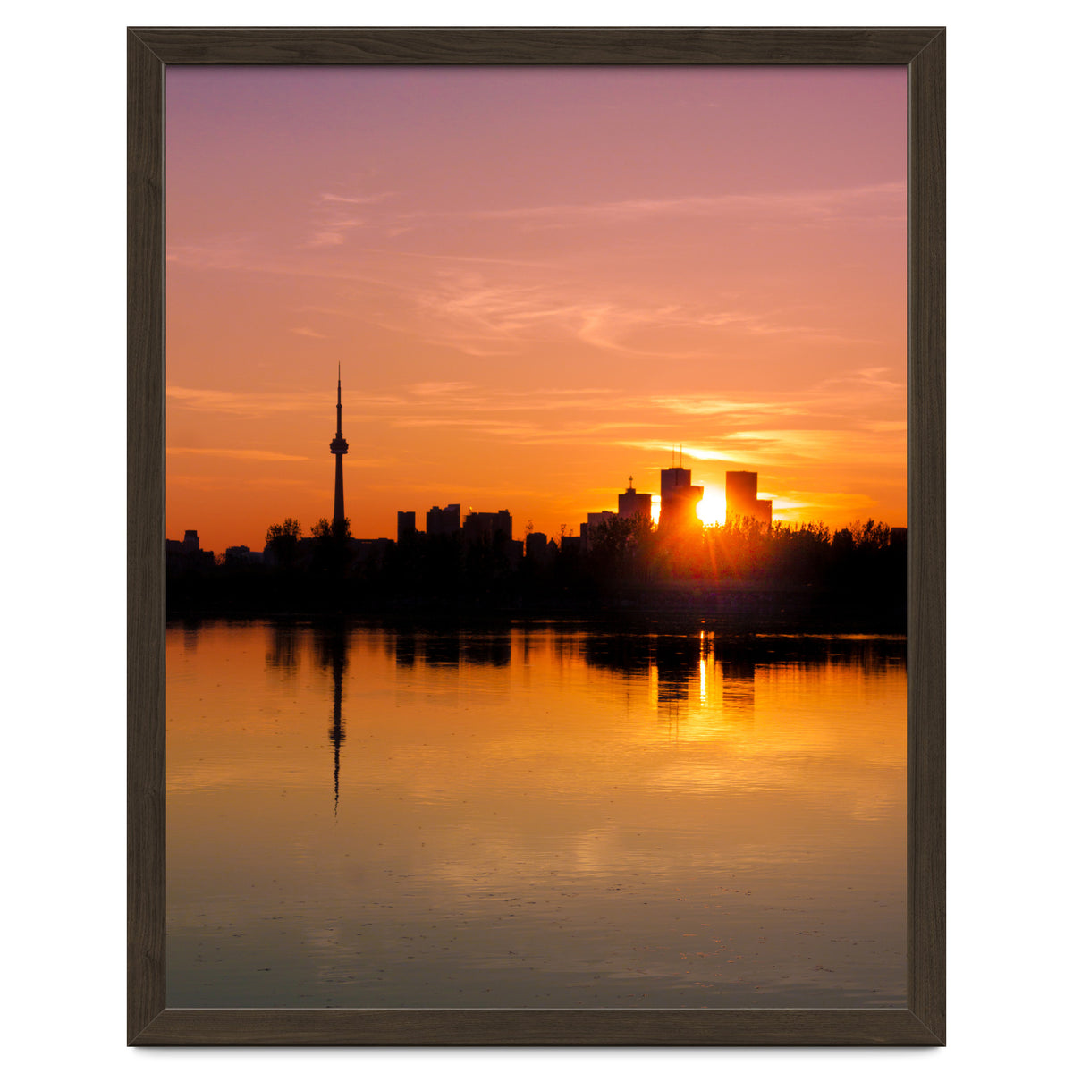 Leslie Street Spit Toronto Canada Sunset