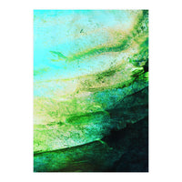 Stormy Mint And Green 1 (Print Only)