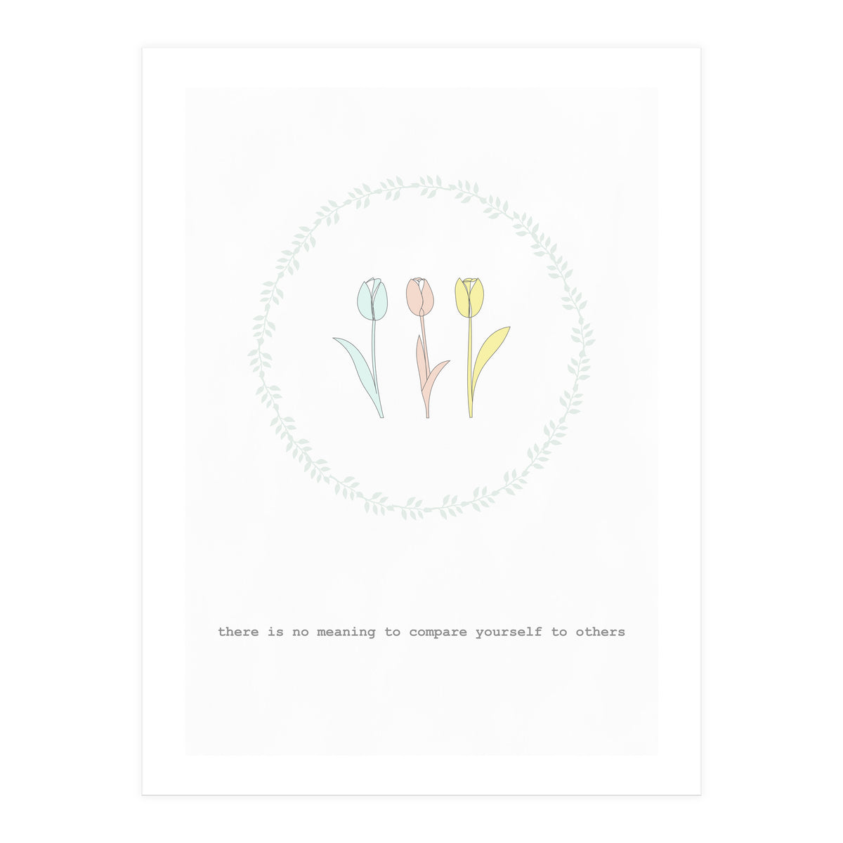 Tulip Flowers   (Print Only)