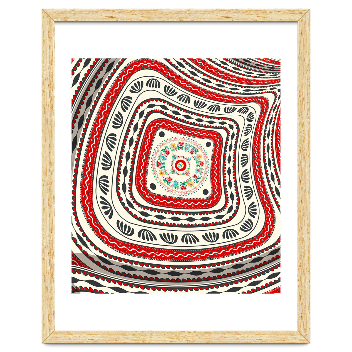 Romanian embroidery background 16