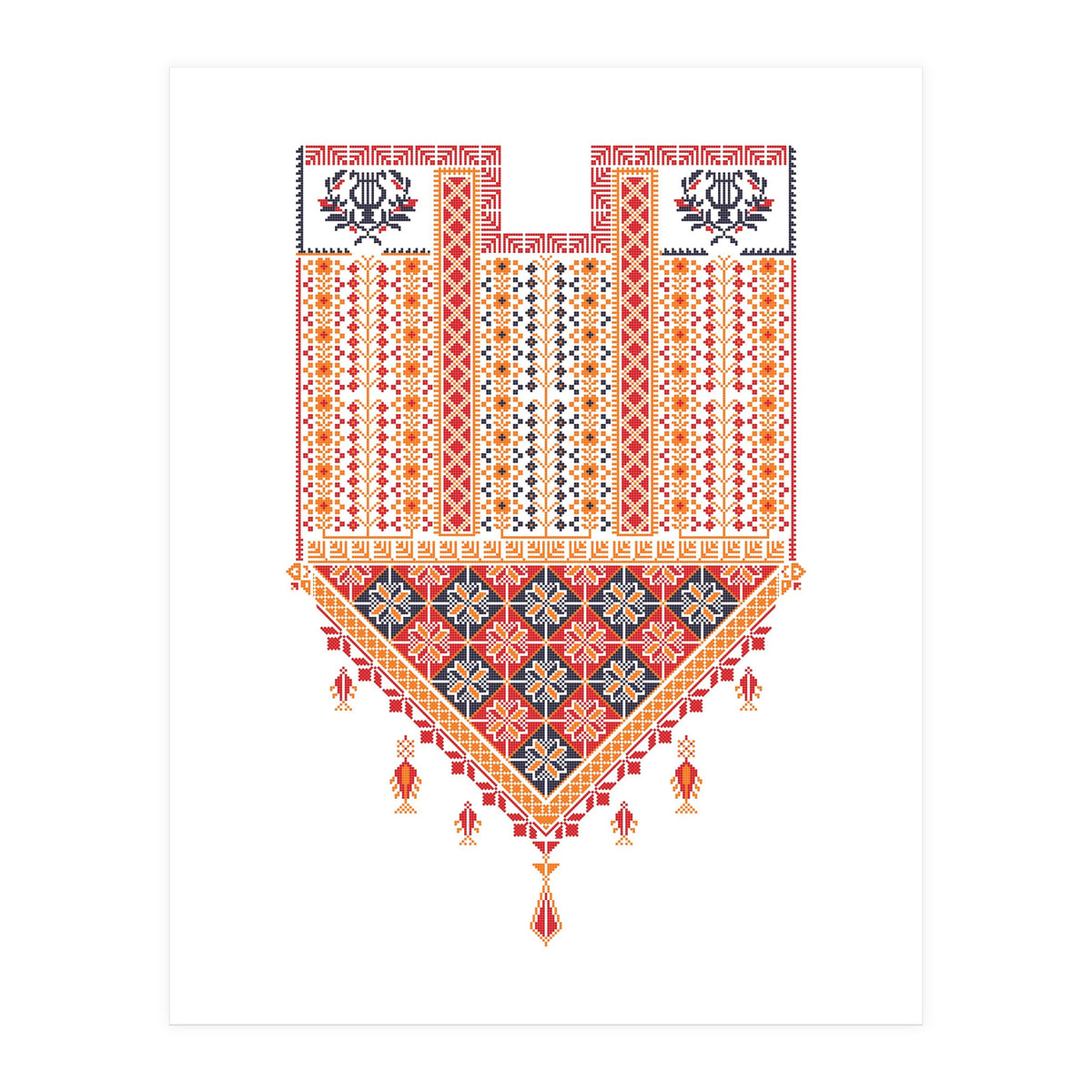 Tatreez Ornament 1 (Print Only)