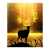 Greenery Deer Golden Sun (Print Only) thumbnail
