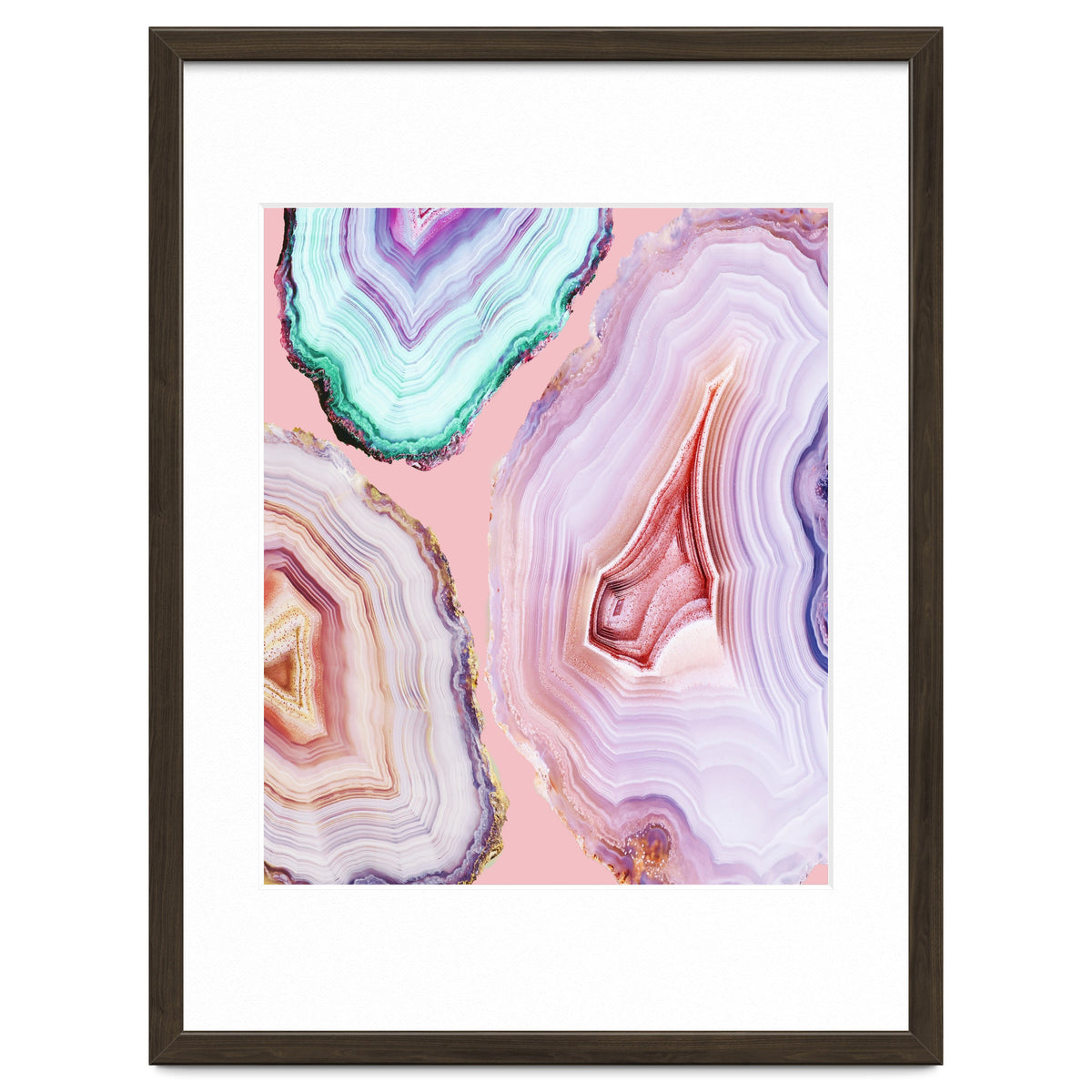 Mineral Agates #Glam collection