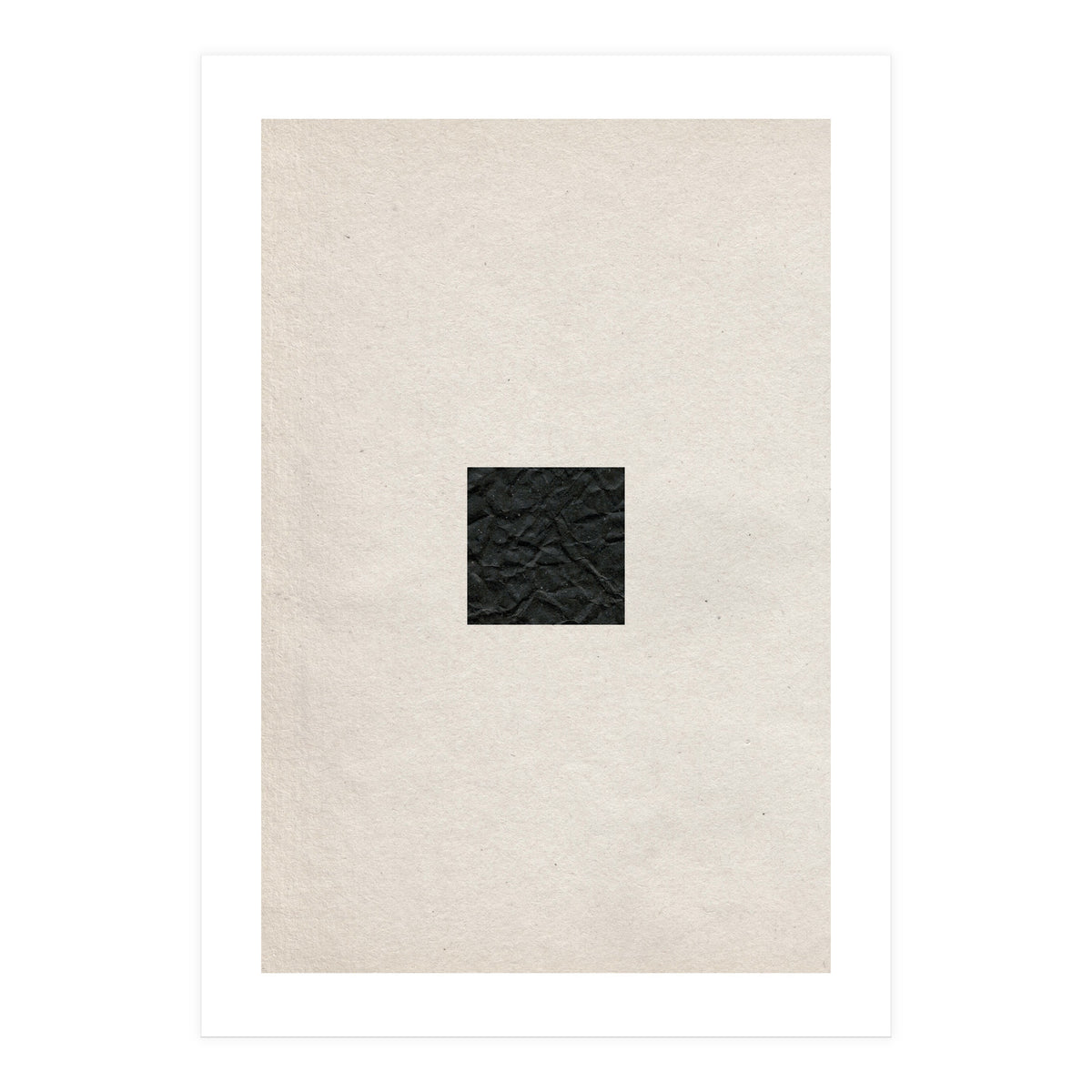 Minimal black square (Print Only)