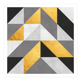 Gray and Gold Composition V (Print Only) thumbnail