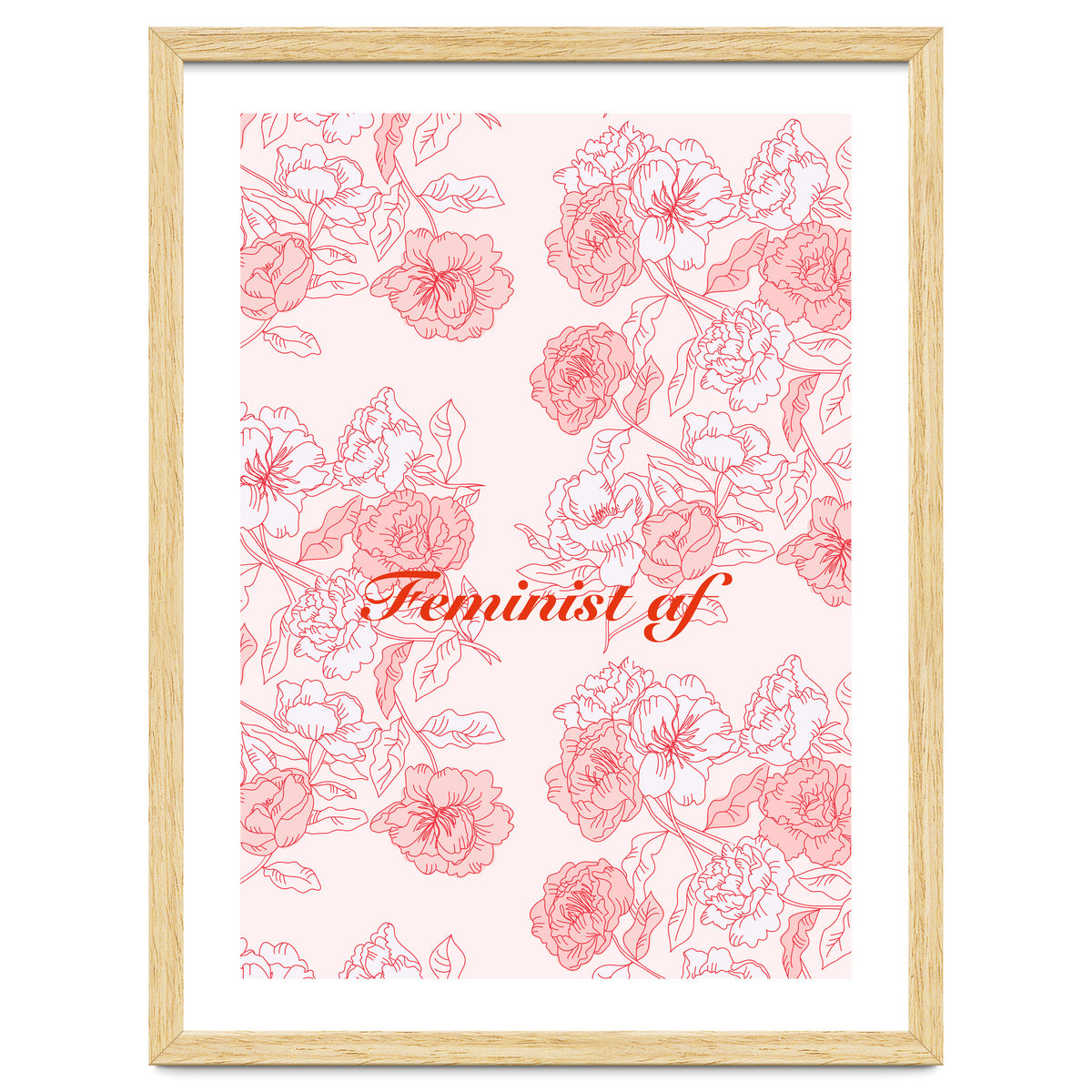 Flowers Feminist Millenialprint