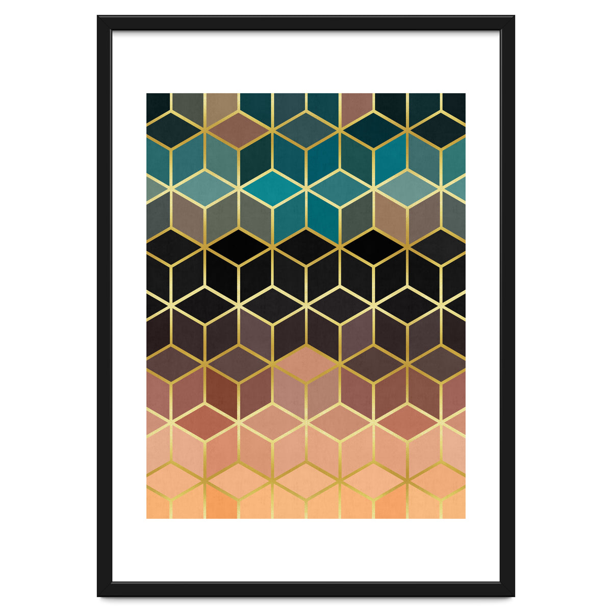 Colorful and golden pattern III