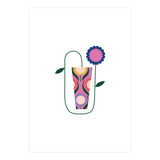 Strange Flower Rgb Cropped White (Print Only) thumbnail