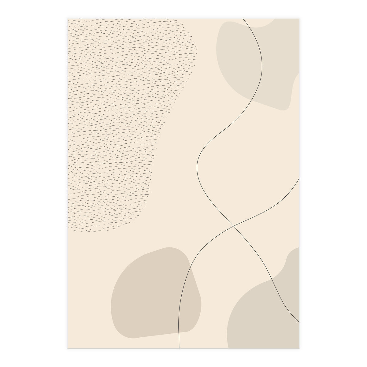 Mid-Century Modern No. 3 | brown   (Print Only)