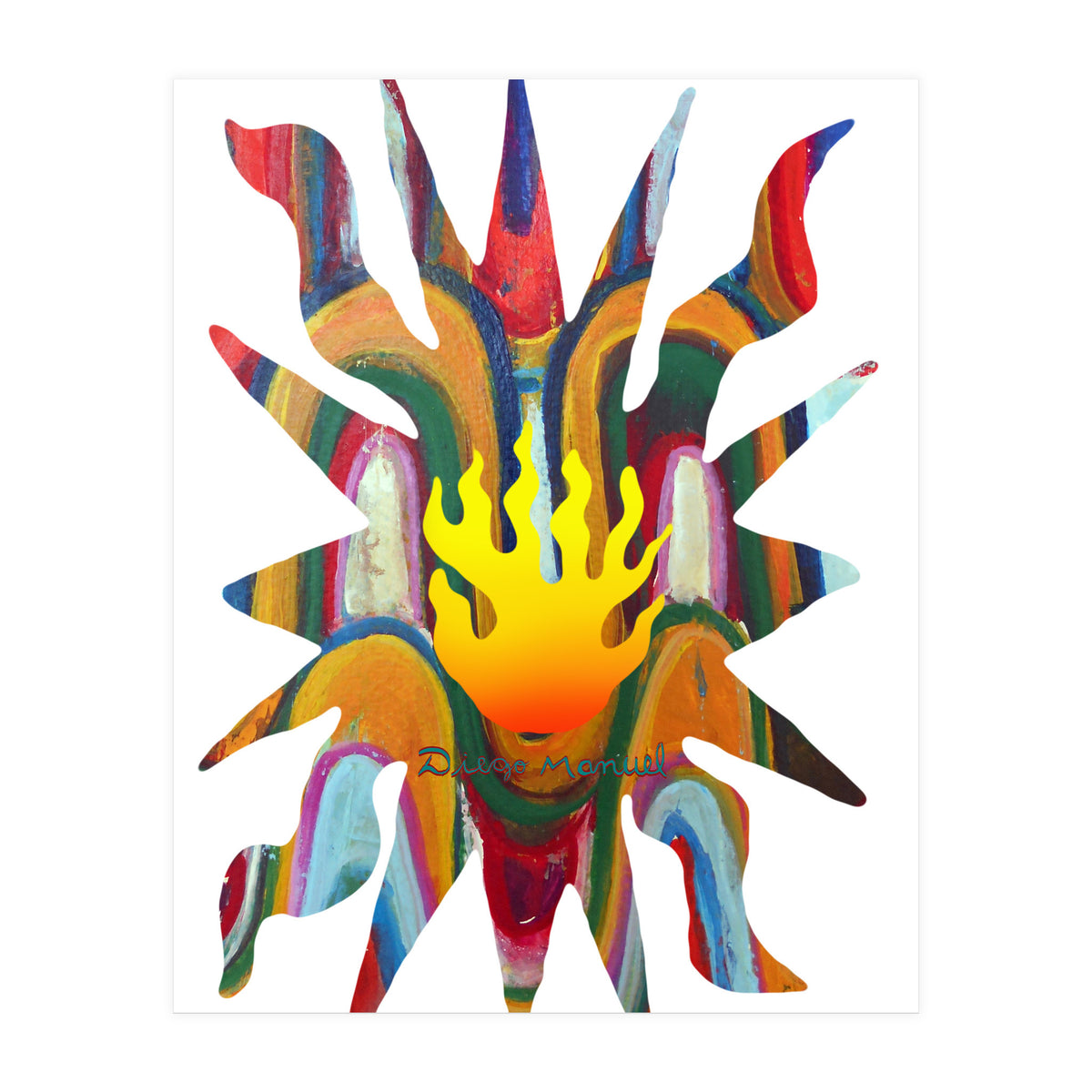 Fuego 33 Copia (Print Only)