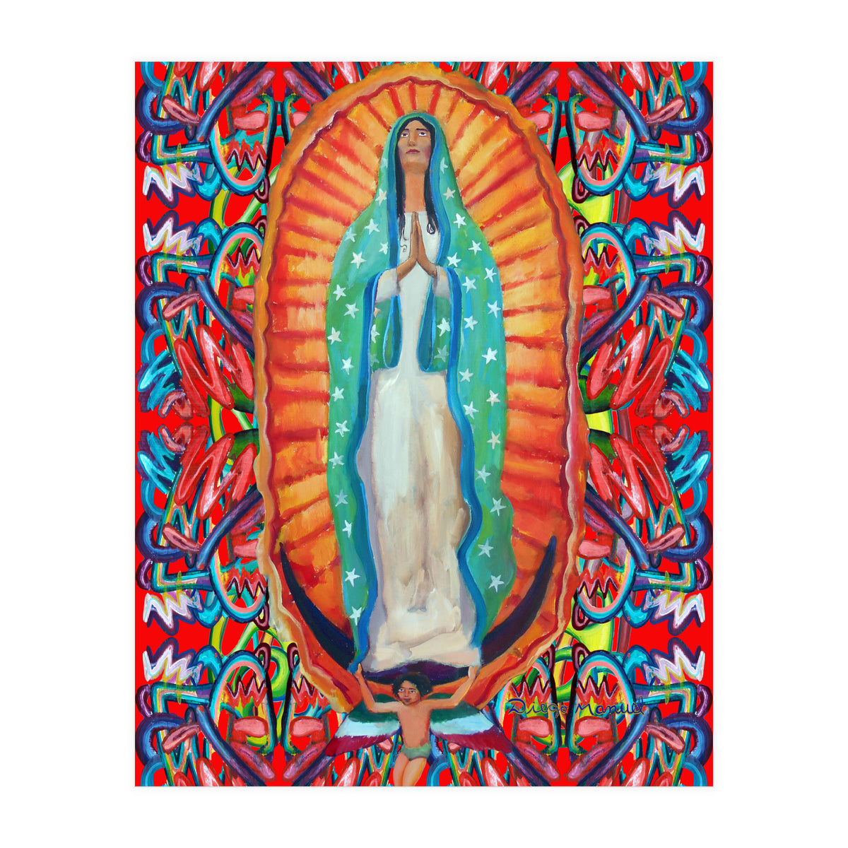 Virgen De Guadalupe 8 (Print Only)