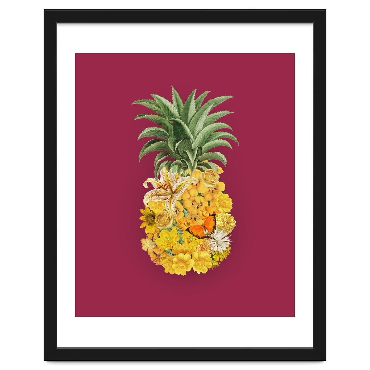 Pineapple Floral Pink