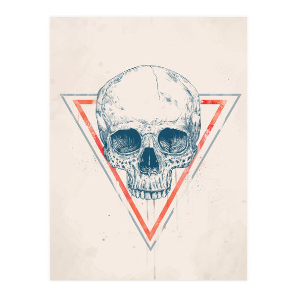 Skull In Triangles Ii (Print Only)