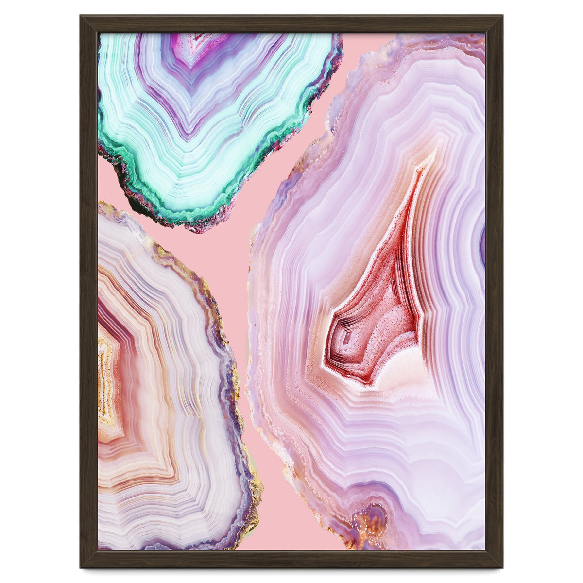 Mineral Agates #Glam collection