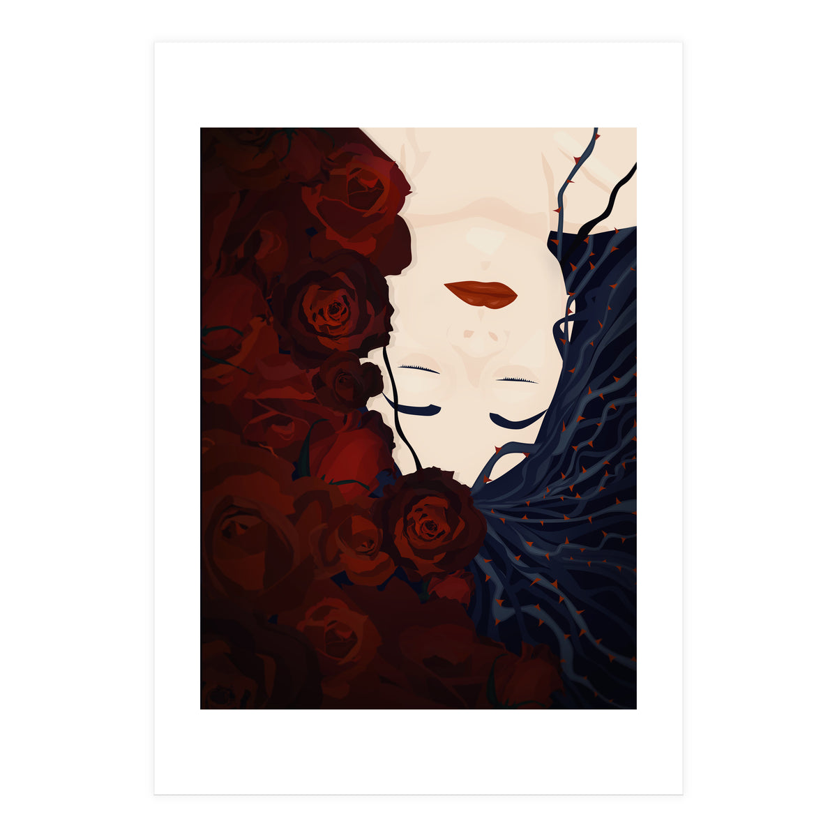 Sleeping with Roses  (Sleeping Beauty Series) (Print Only)