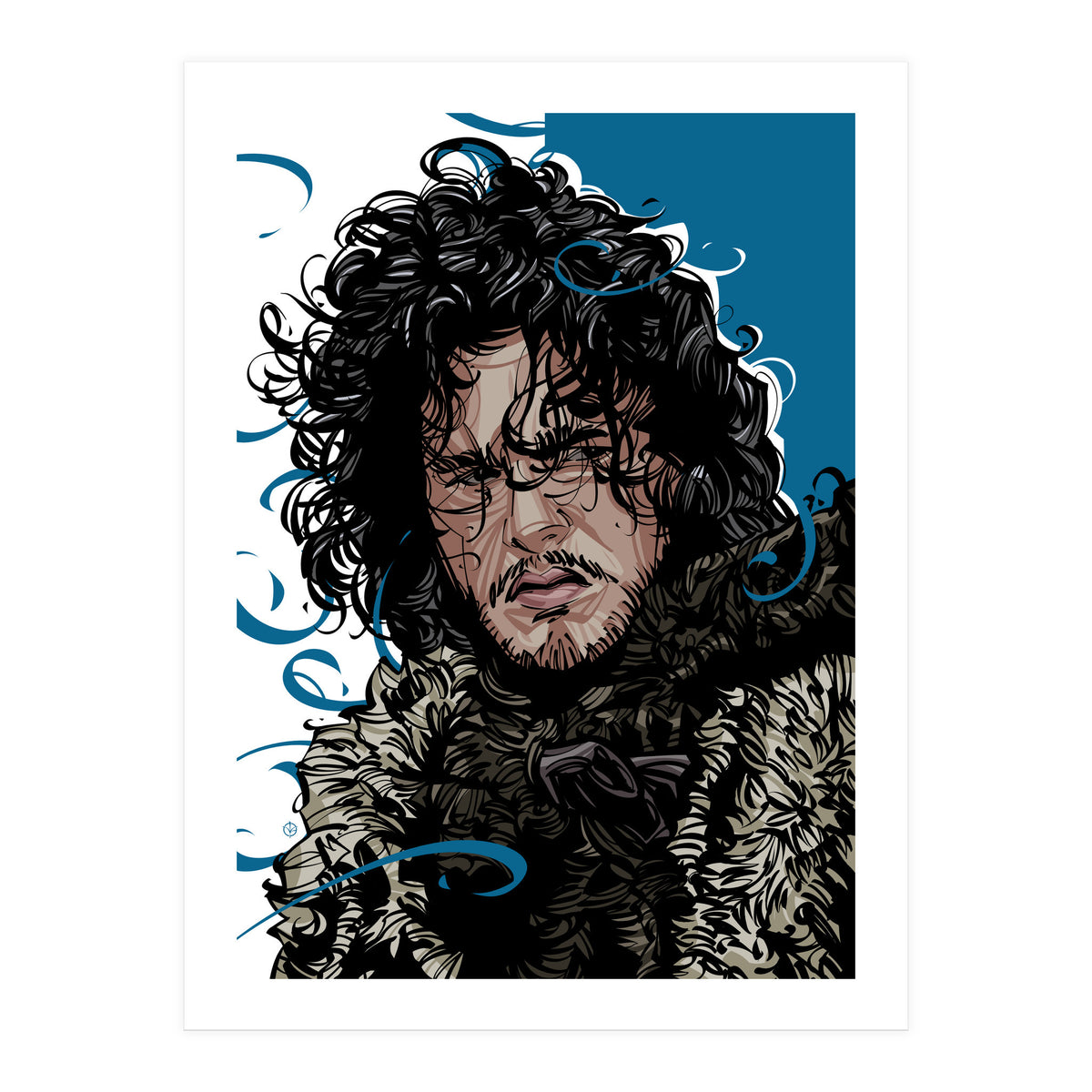 Jon Snow Game Of Thrones (Print Only)