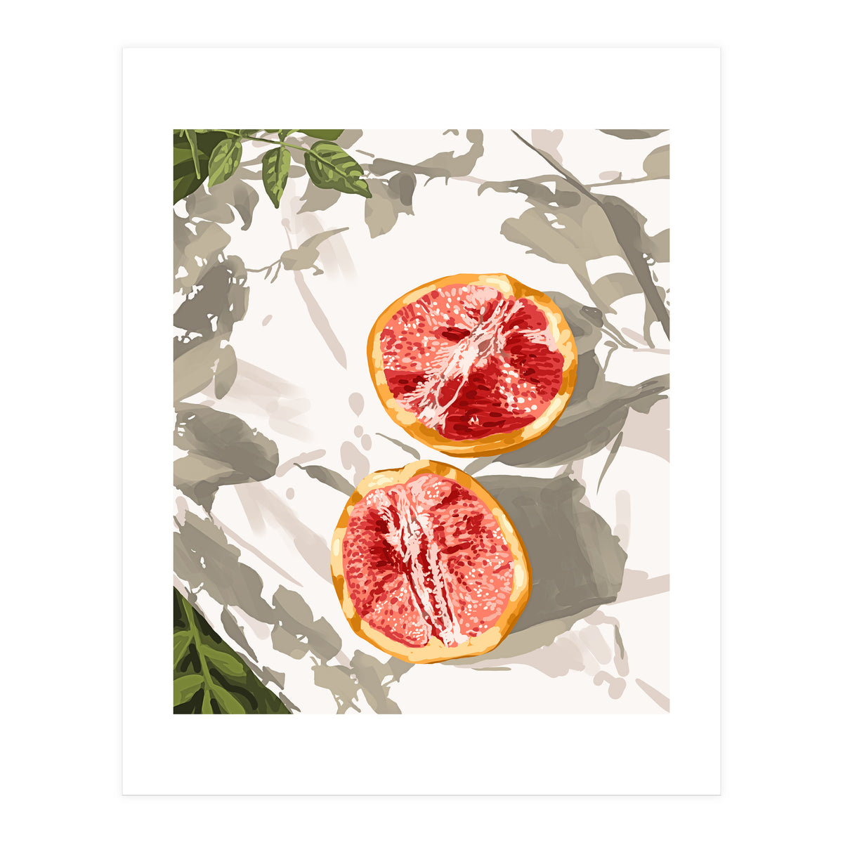 Grapefruit Kinda Zest For Life (Print Only)