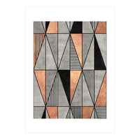 Concrete and Copper Triangles (Print Only)