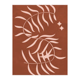Botanical Palm Leaf Earthy Tones (Print Only) thumbnail