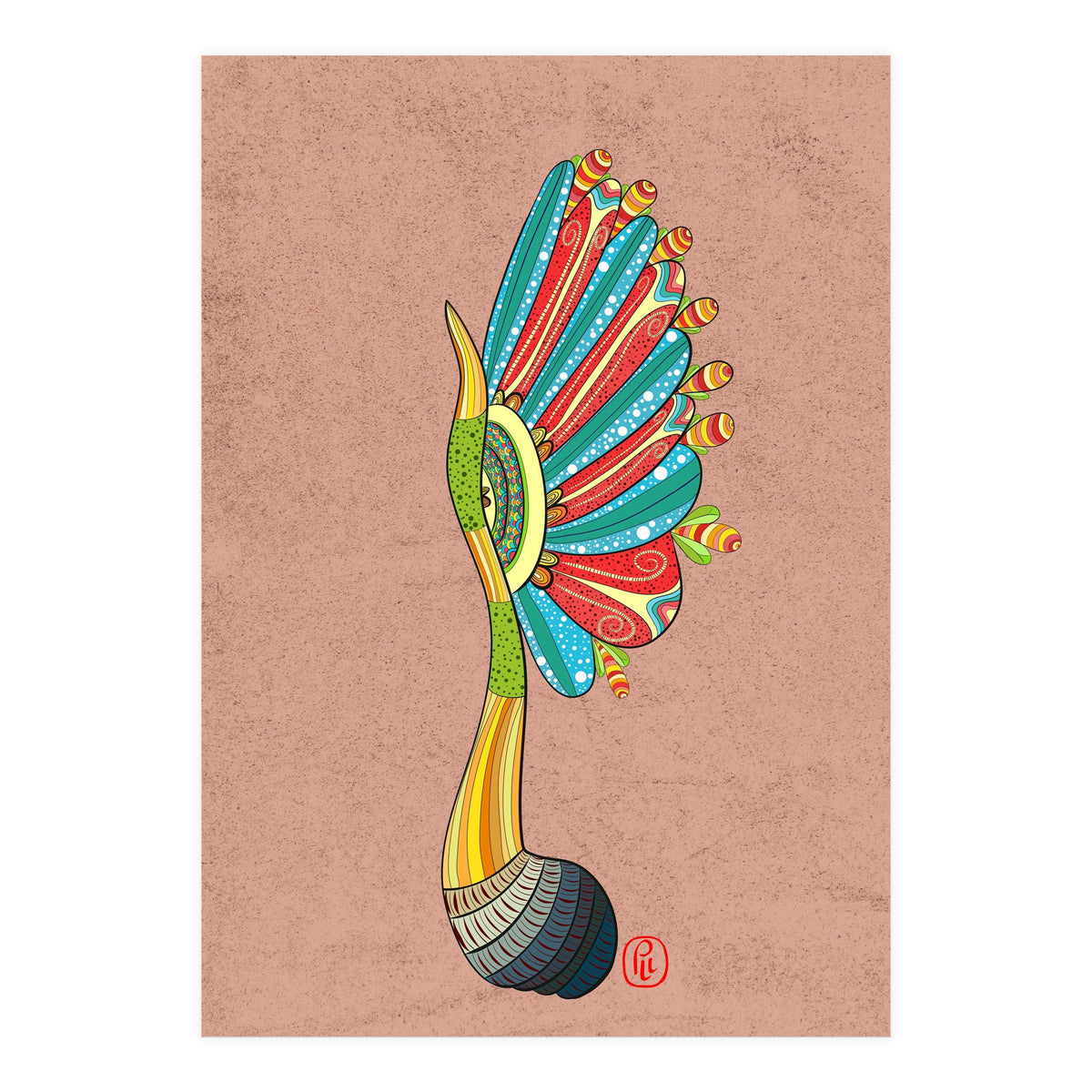 Fan Flora (Print Only)