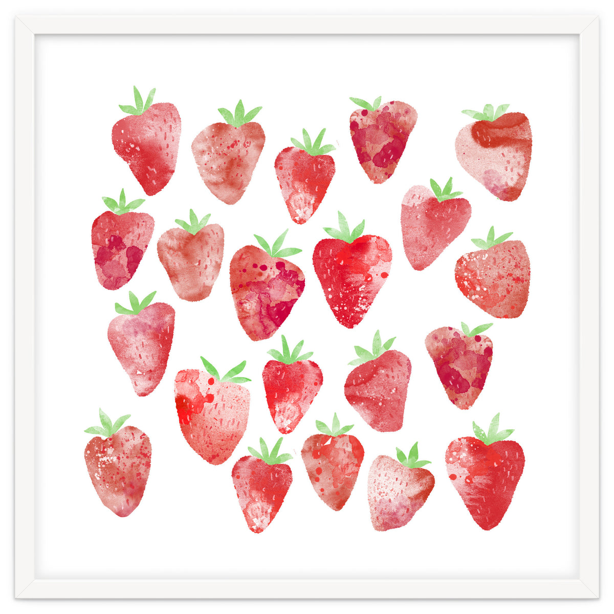 Strawberries Watercolor