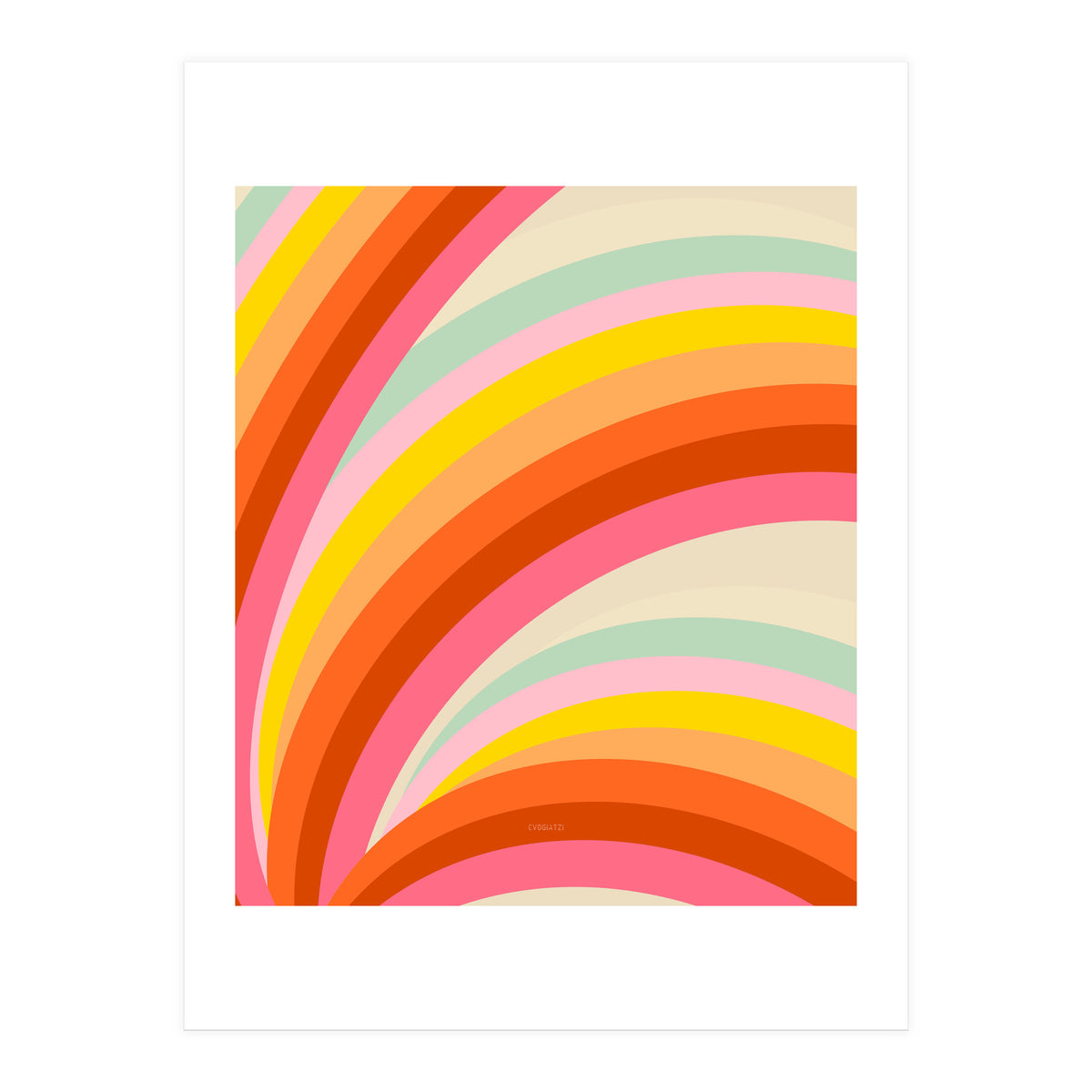 Happy Color Sunlights  (Print Only)