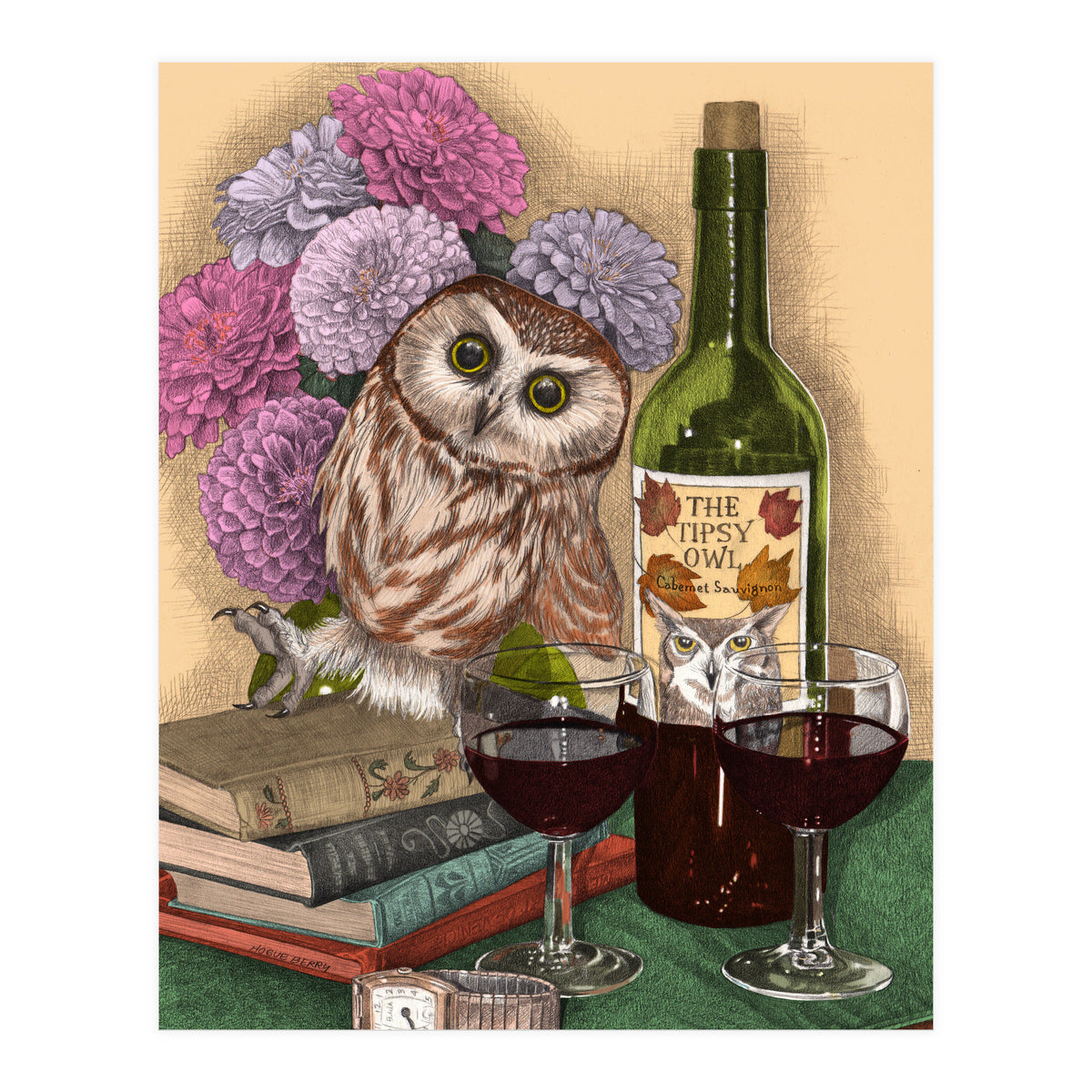 Tipsey Owl (Print Only)