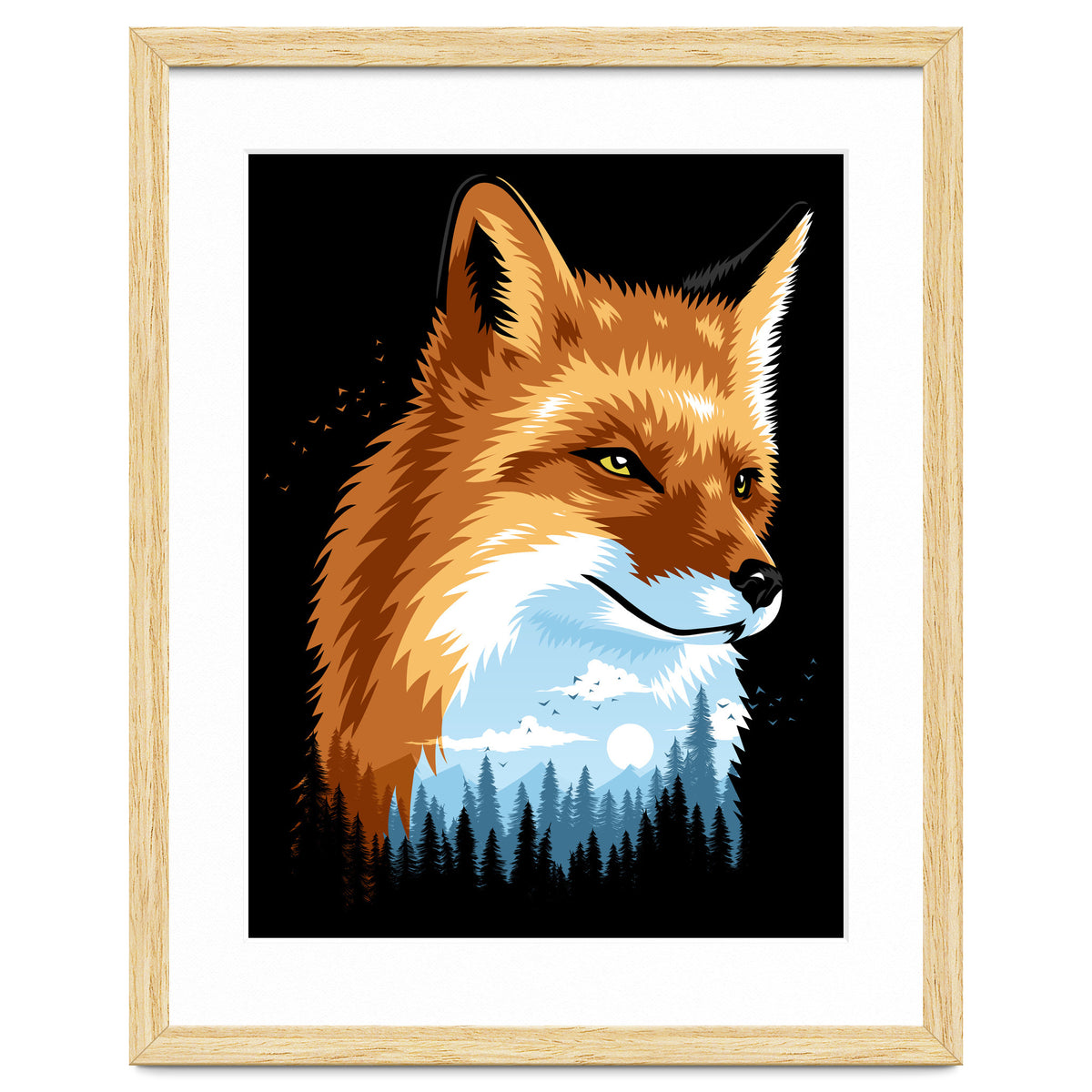 Fox Colors Forest