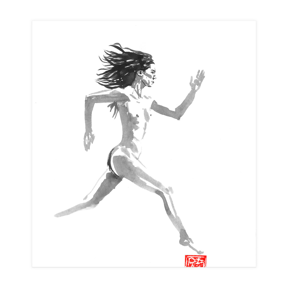 Running Nude (Print Only)