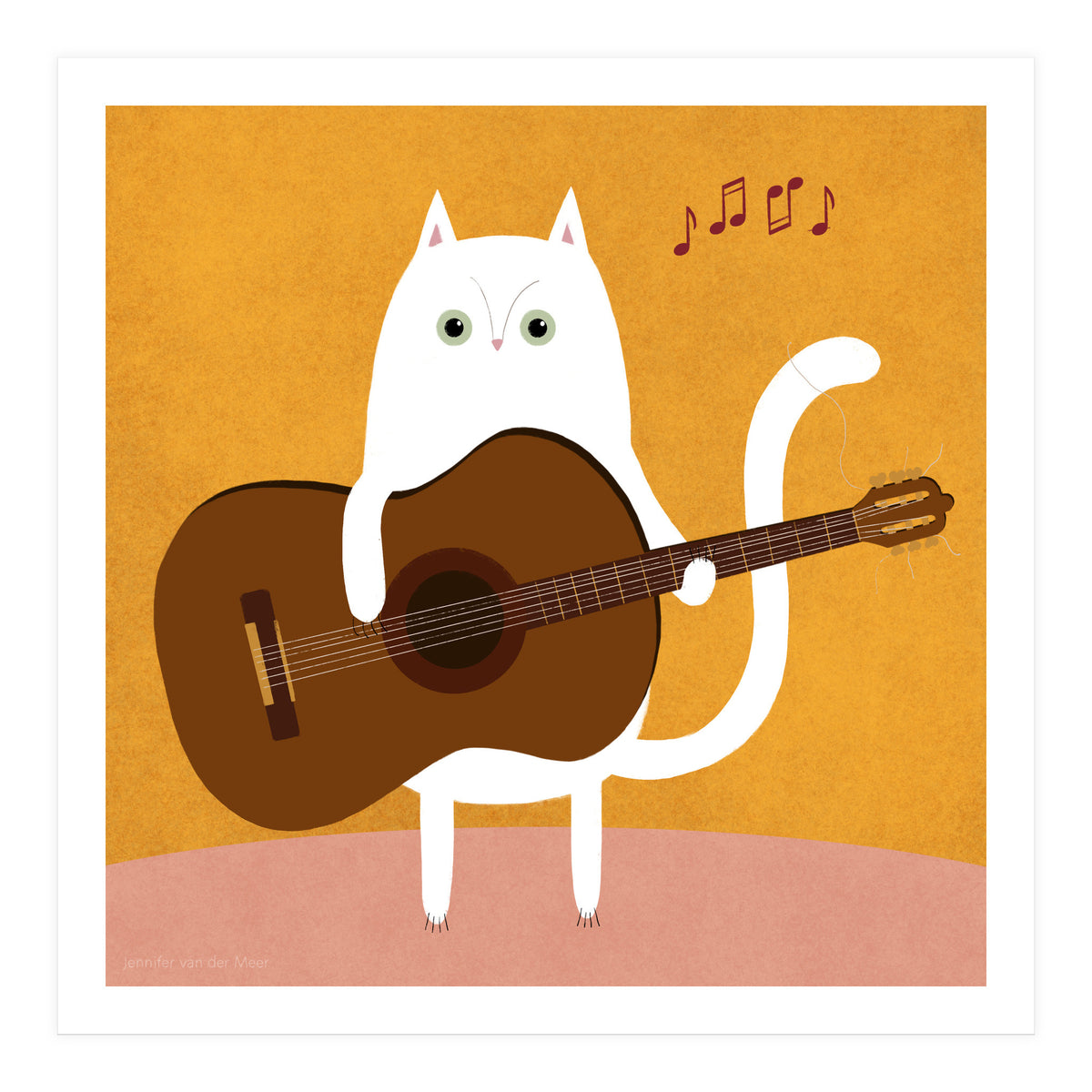 Cat 98: The rock star (Print Only)