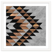 Urban Tribal Pattern No.10 - Concrete and Wood