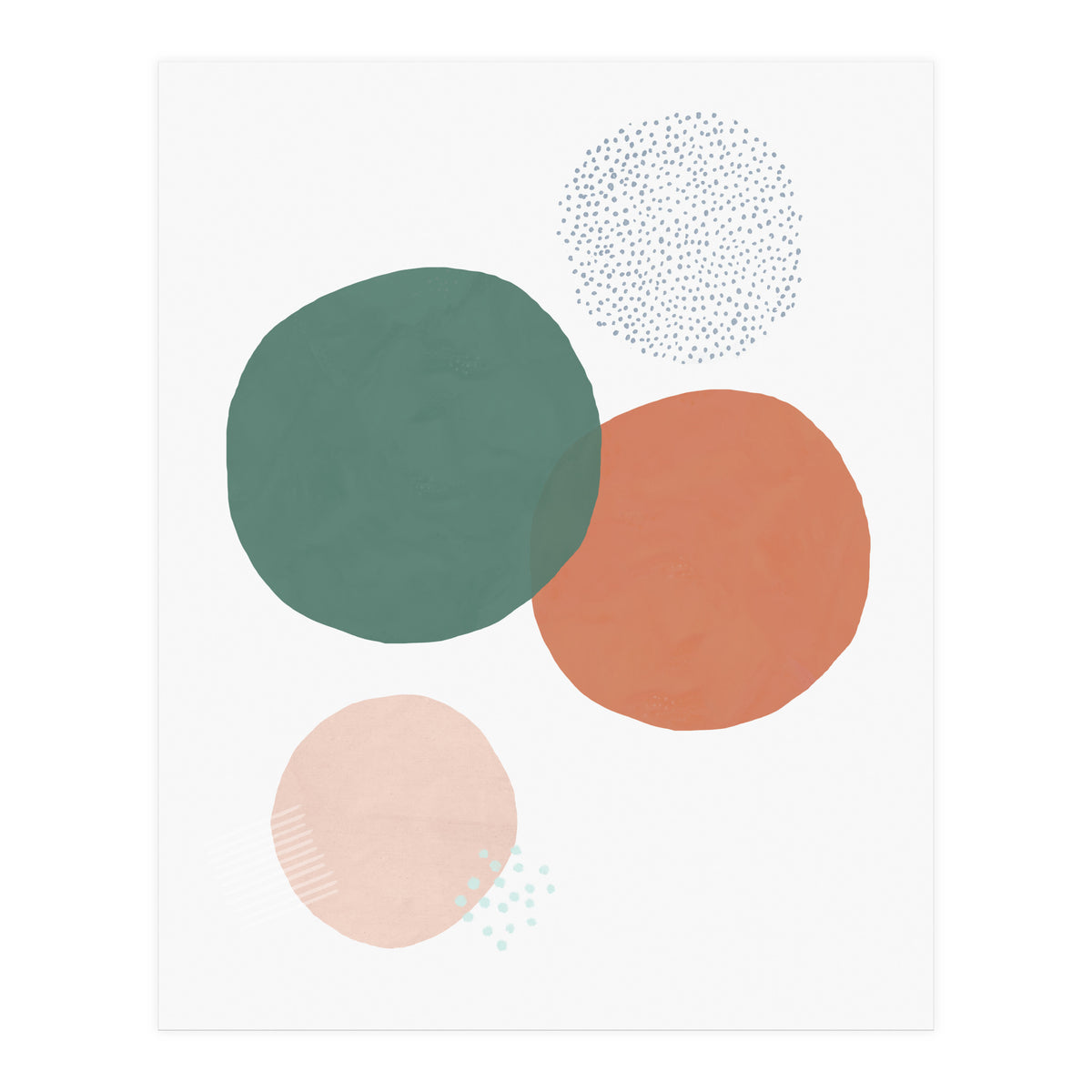 Abstract Soft Circles  (Print Only)
