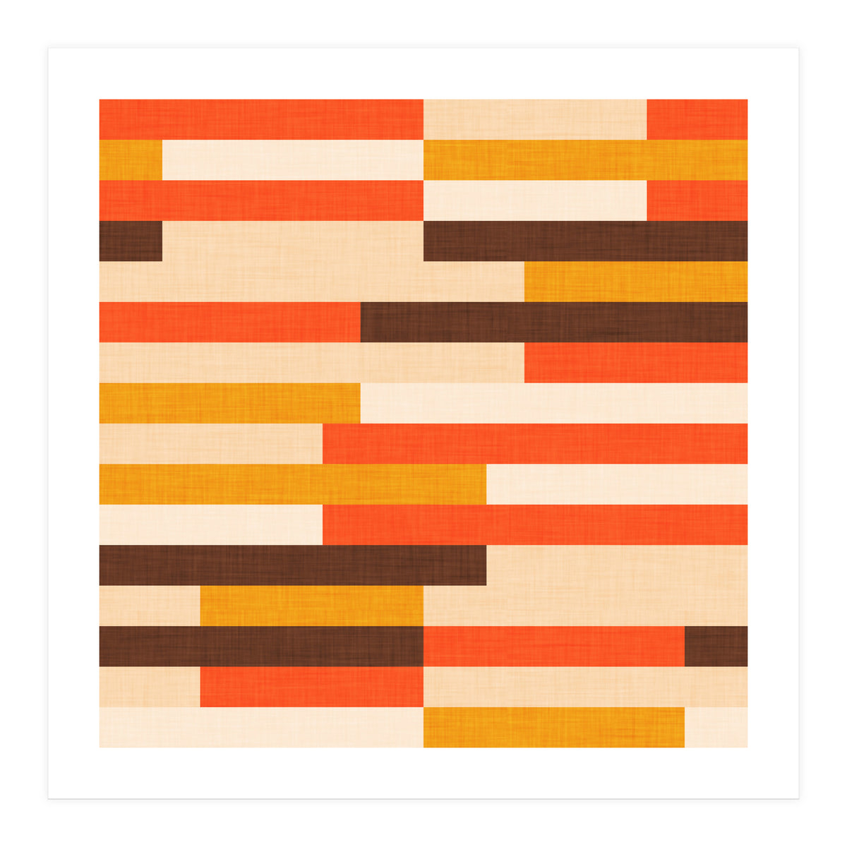 Classic Mid Mod Kilim Stripes  (Print Only)