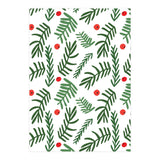 Pine Tree Branches With Christmas Berries Pattern (Print Only) thumbnail