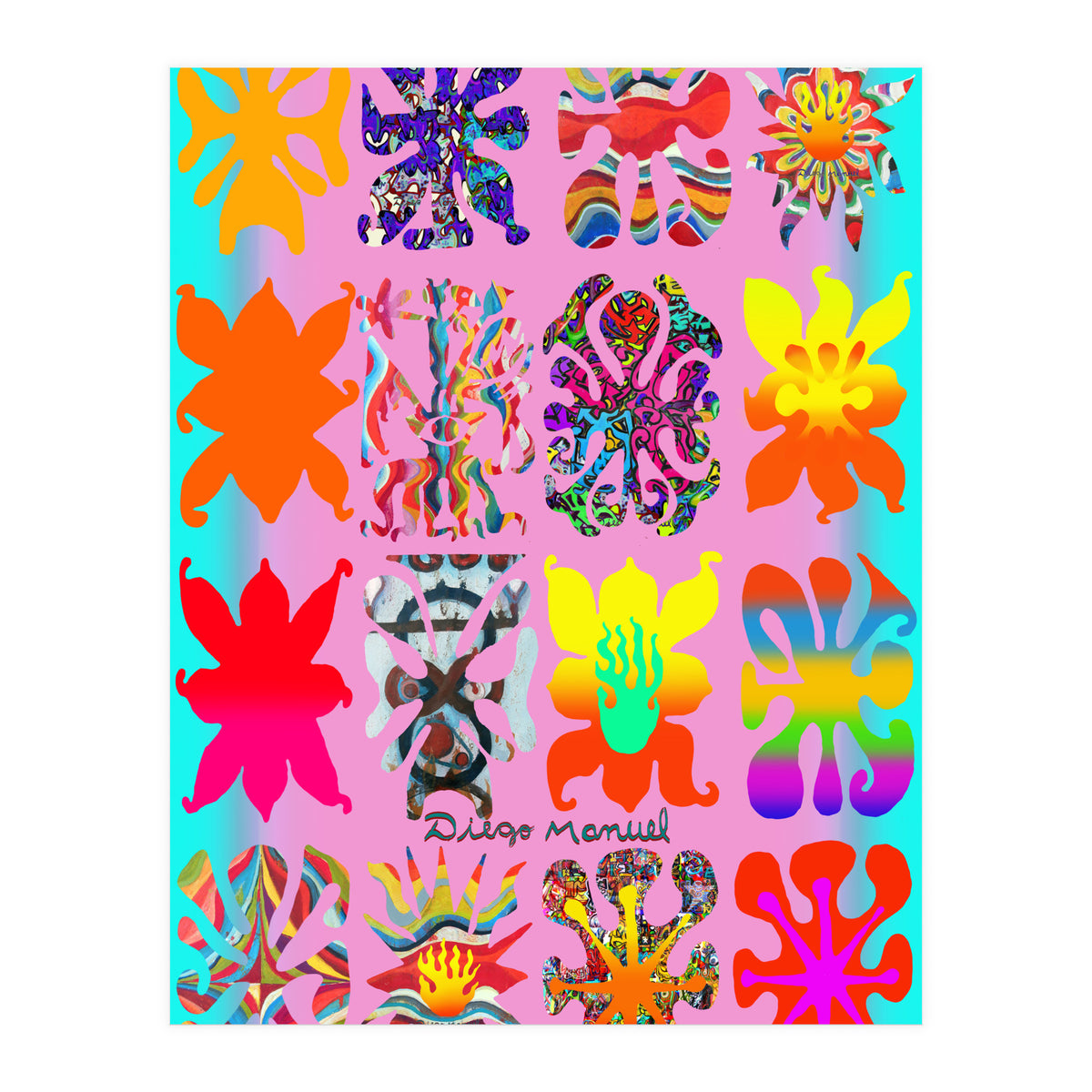 Pop Abstract 2023 Tapiz 64 (Print Only)