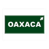 Let`s go to Oaxaca, Mexico! Green road sign (Print Only) thumbnail