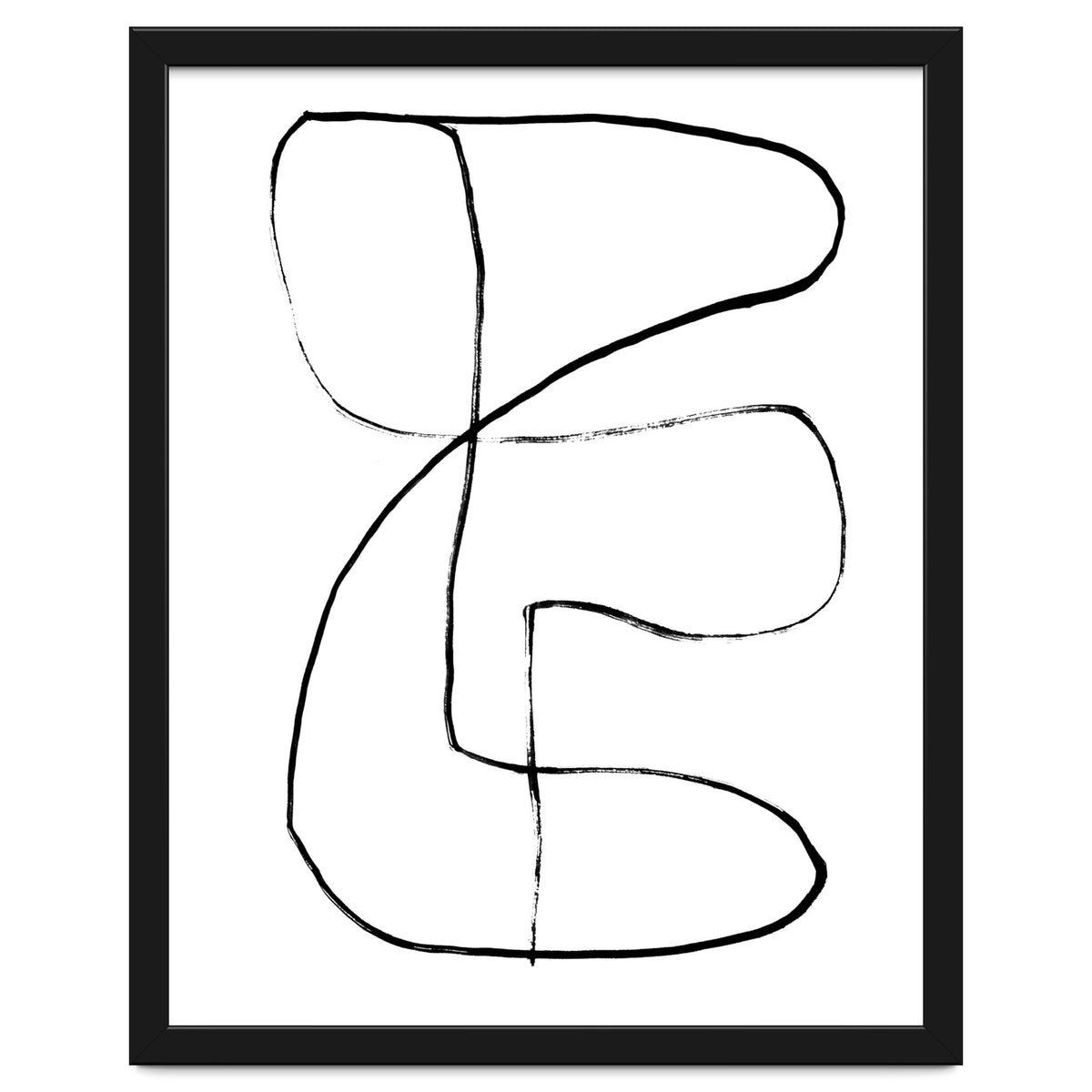 Mid-Century Line Art Print #1