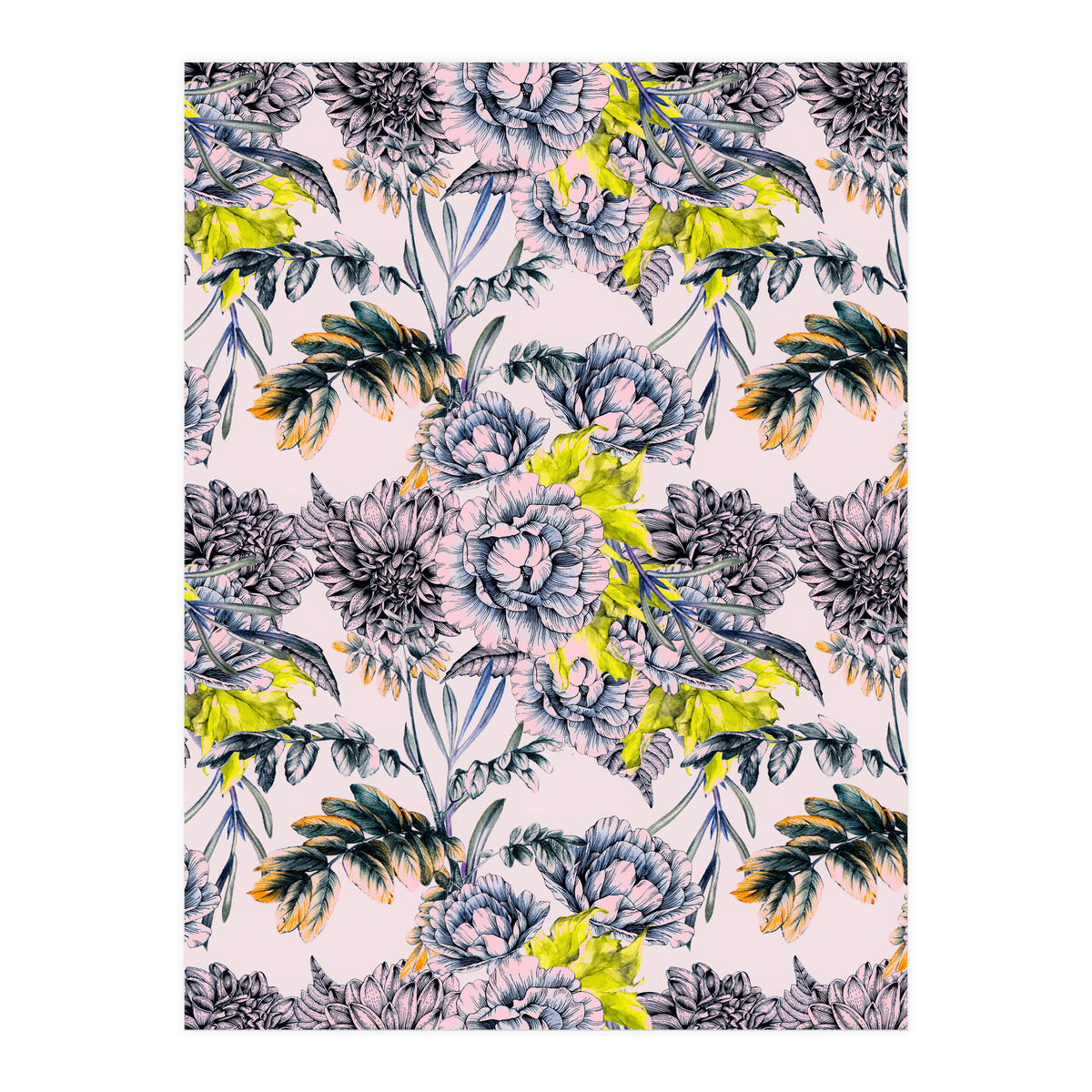 Flowering blooming in pink  (Print Only)
