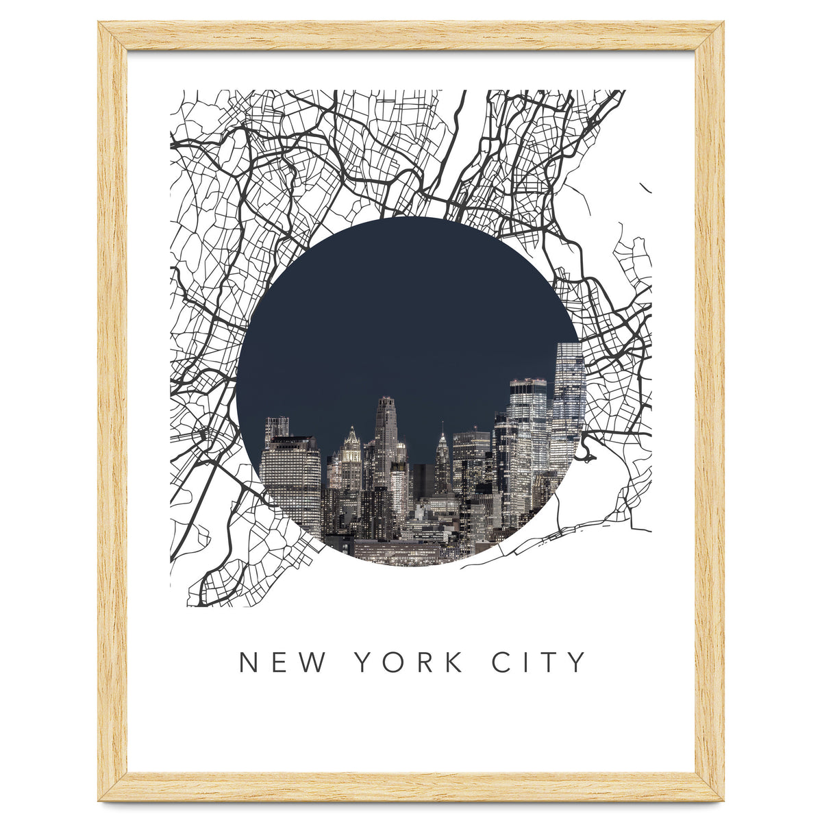 New York City Streets Collage