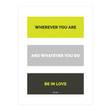 Be In Love - Rumi Quote Typography (Print Only) thumbnail