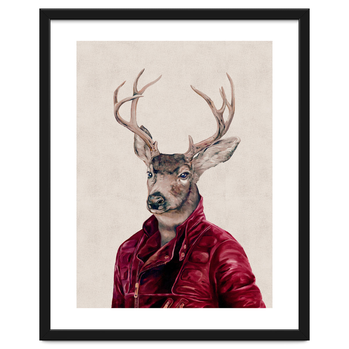 Deer In Leather
