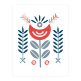Scandi Folk Flower Pattern (Print Only) thumbnail