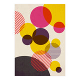 Dots in Yellow, Raspberry and Dark Purple (Print Only) thumbnail
