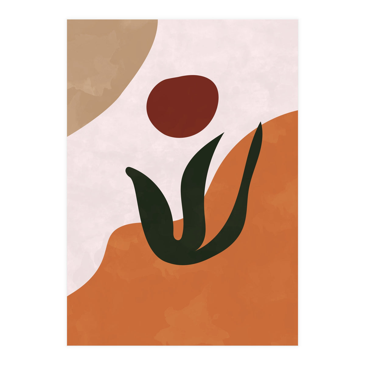 Abstract Nordic Botanical (Print Only)