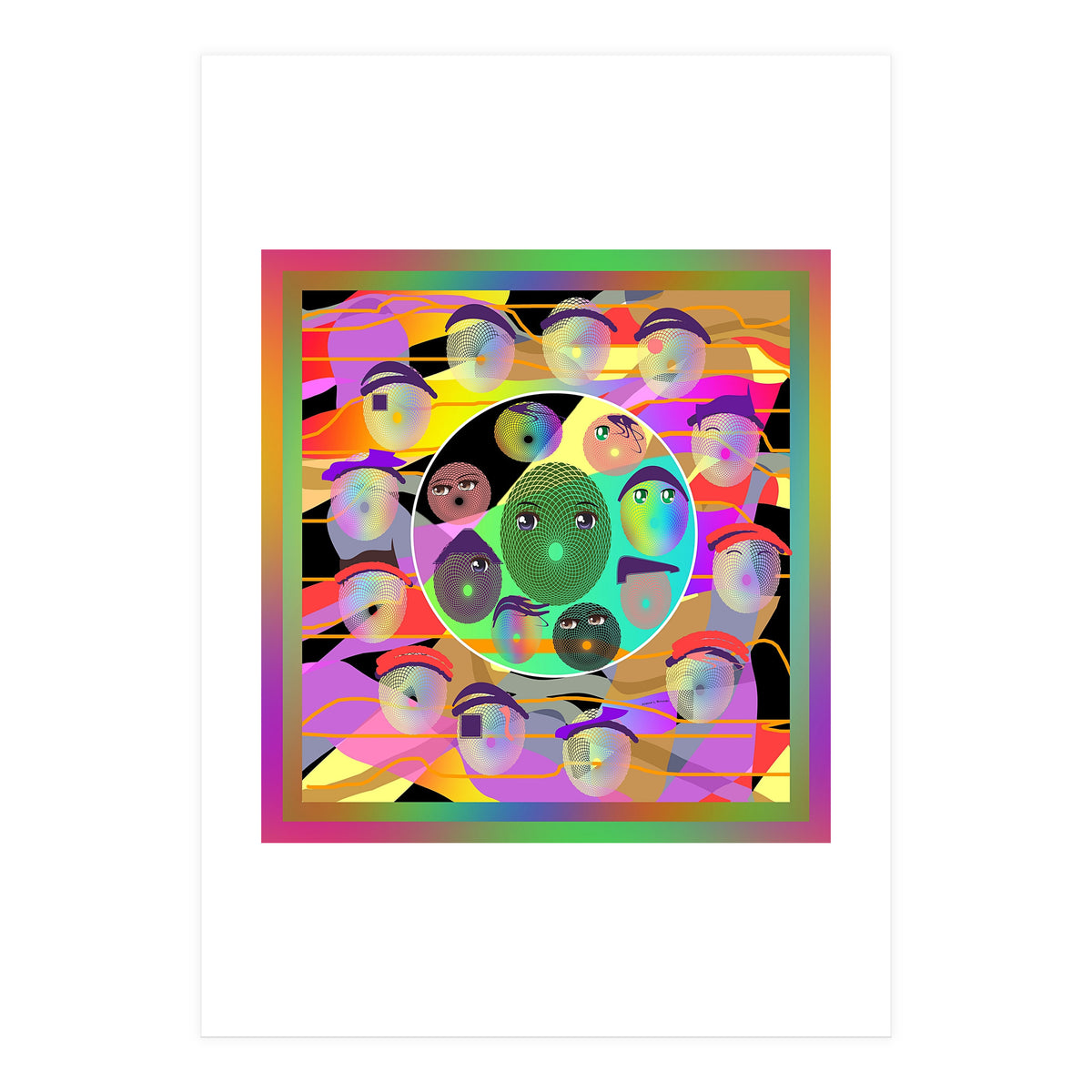 A WORLD OF DIFFERENT PEOPLE (Print Only)