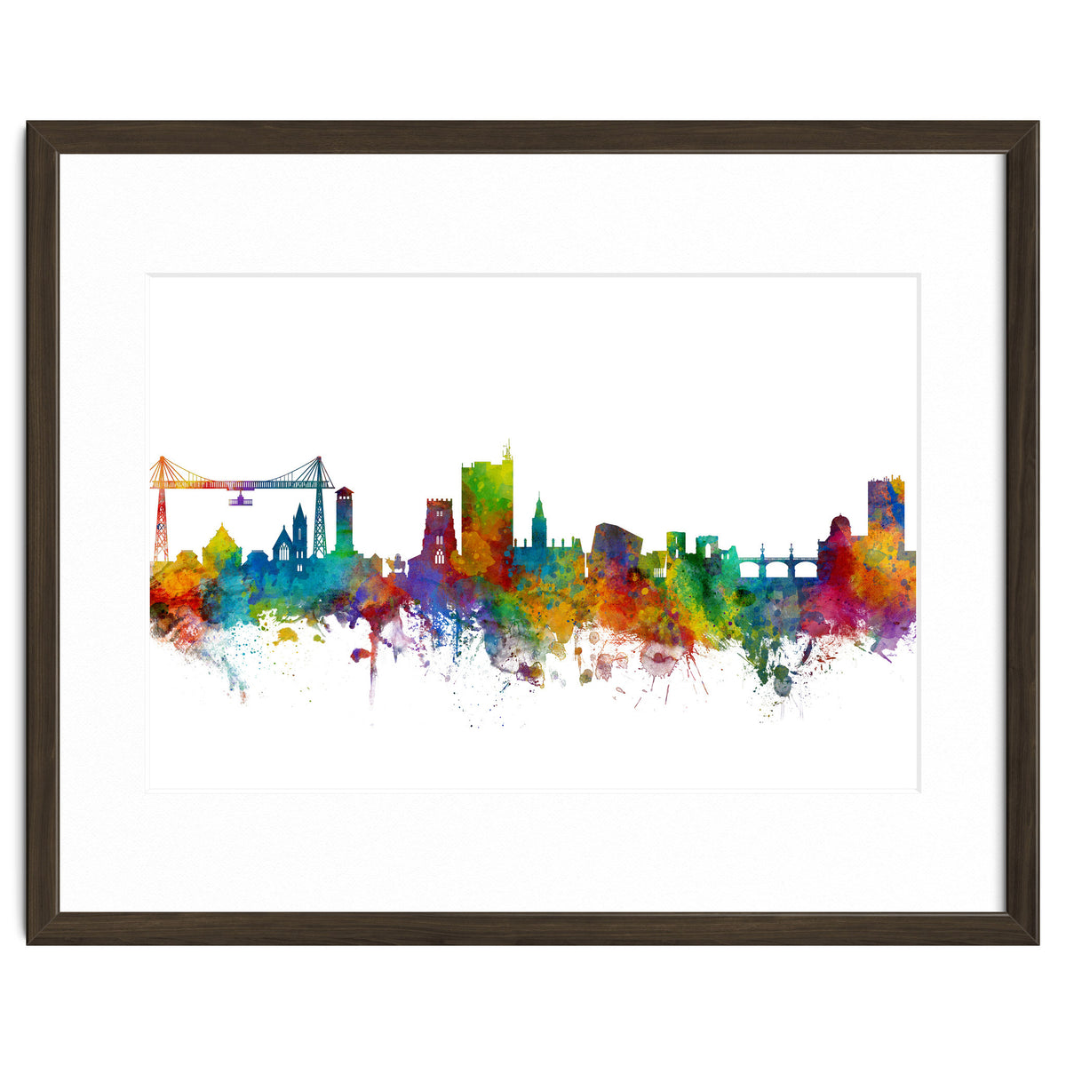 Newport Wales Skyline