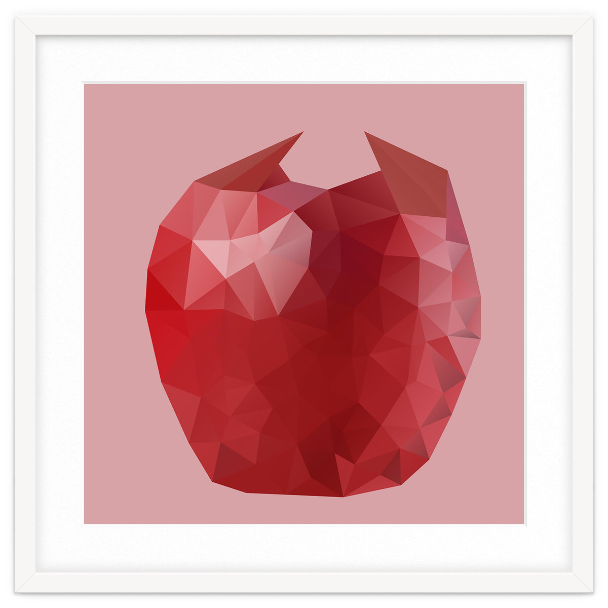 Apple Low Poly Art