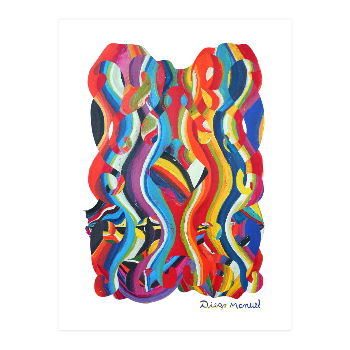 Pop Abstract Asimetrico 21 Copia (Print Only)