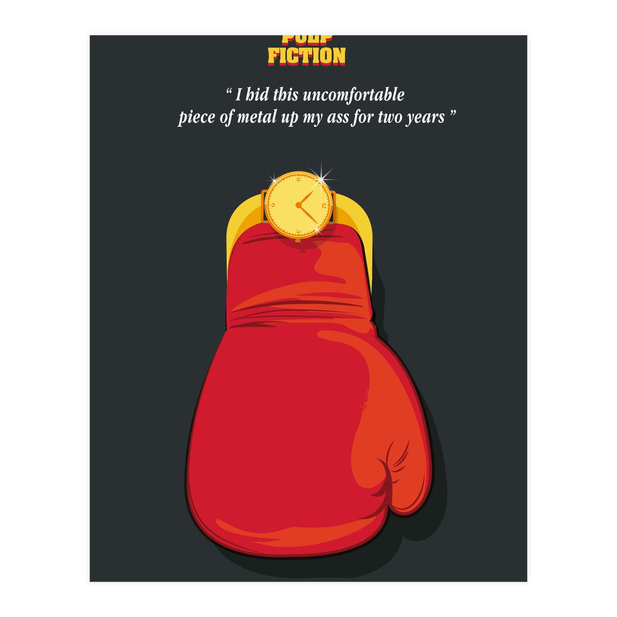 Butch Pulp Fiction movie poster (Print Only)