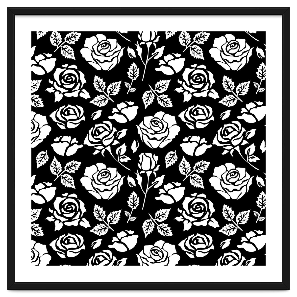 White Rose #illustration #pattern